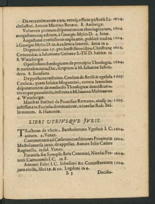 Libri Utriusque Juris.
