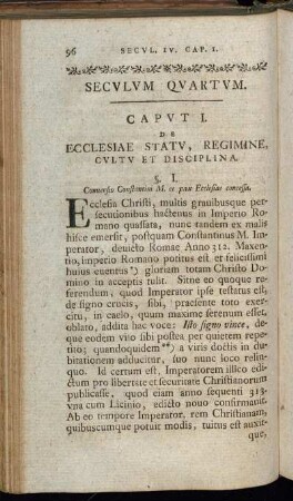 Seculum Quartum.