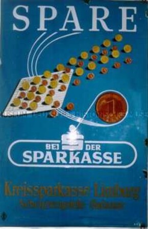 Werbeschild "Kreissparkasse Limburg"