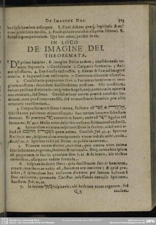 In Loco De Imagine Dei