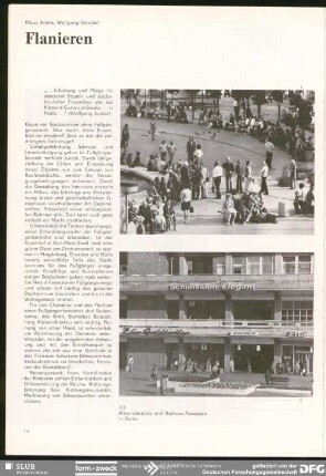 Flanieren : Wohnen mit Stadtmöbeln