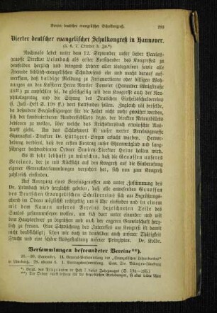 Vierter deutscher evangelischer Schulkongreß in Hannover : (5. 6. 7. Oktober d. Js.)