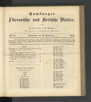 No. 75. 17. September 1853