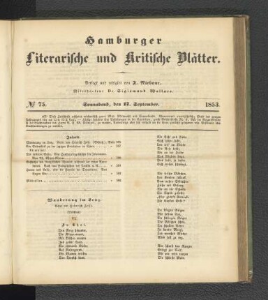 No. 75. 17. September 1853