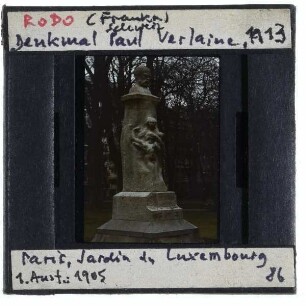 Paris, Paul Verlaine Denkmal