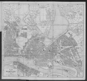 Plan von Hamburg.