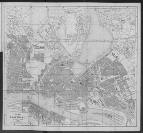 Plan von Hamburg.