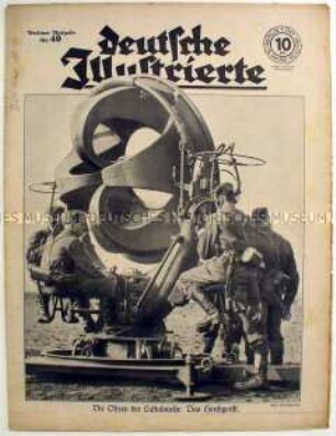 Wochenzeitschrift "Deutsche Illustrierte" u.a. mit einem Bildbericht über den Besuch des Reichsaußenministers von Ribbentrop in Rom