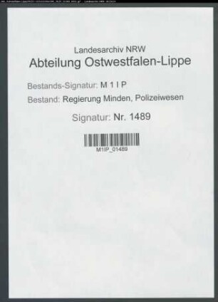 Nachweisungen über beschlagnahmtes Vermögen staatsfeindlicher Organisationen und Einzelpersonen im Amt Neuhaus