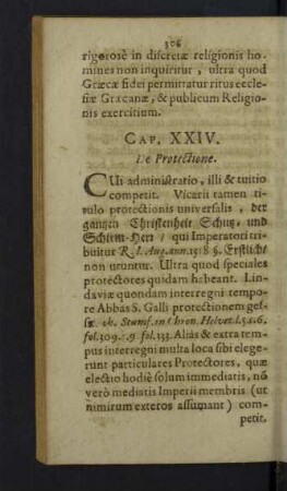 Cap. XXIV. De Protectione.