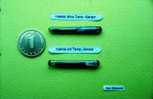 Injektate ohne und mit Temp.-Sensor