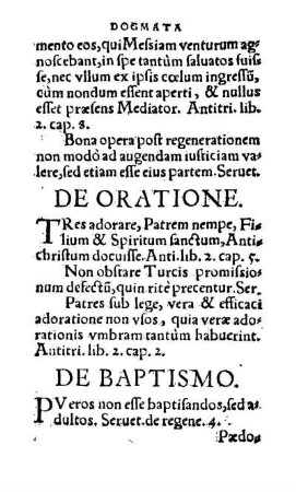 De Oratione