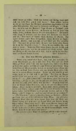 51. Von dem Werthe gesunder Glieder