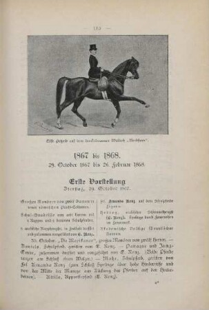 1867 bis 1868, 29. October 1867 bis 26. Februar 1868