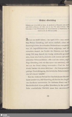 Walter Gieseking
