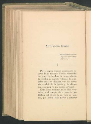 Auri sacra fames