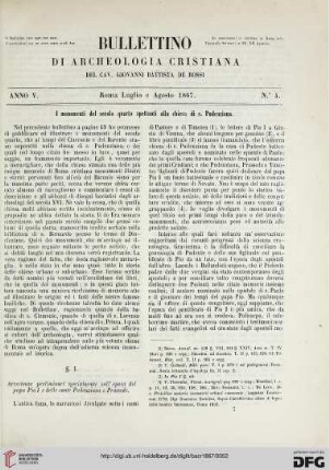 Nr. 4 (Luglio e Agosto 1867)