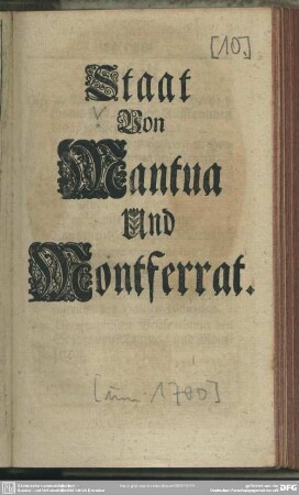 Staat Von Mantua Und Montferrat