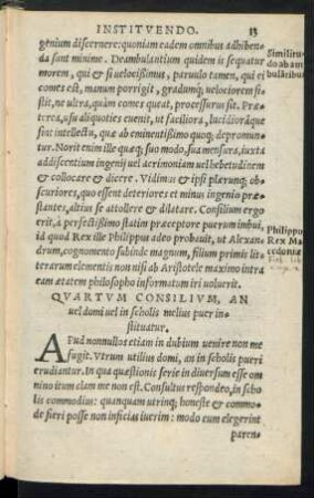 Quartum Consilium ...