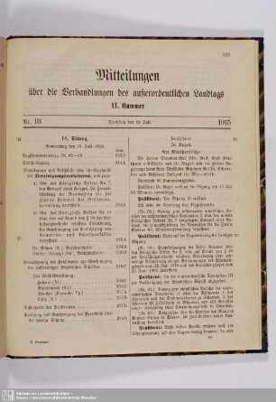 18. Sitzung (15.07.1915)