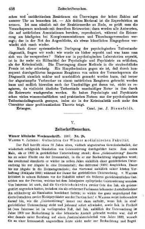 458-459, Wiener klinische Wochenschrift. 1907. Nr. 28