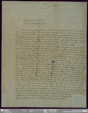 Eigenh. Brief von Eduard d' Alton an August Wilhelm von Schlegel, Halle , 31.05.1840