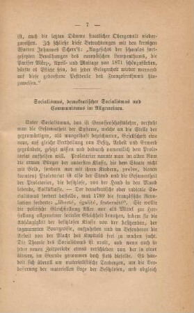 Socialismus, demokratischer Socialismus und Communismus im Allgemeinen