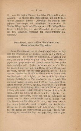 Socialismus, demokratischer Socialismus und Communismus im Allgemeinen