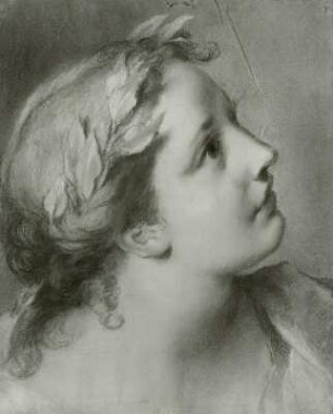 Eine Muse in rotem Gewande