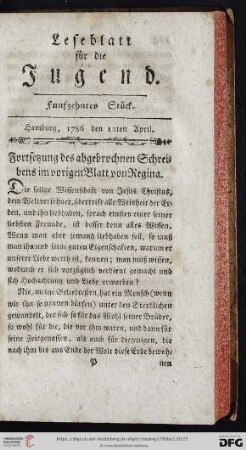 Funfzehntes Stück