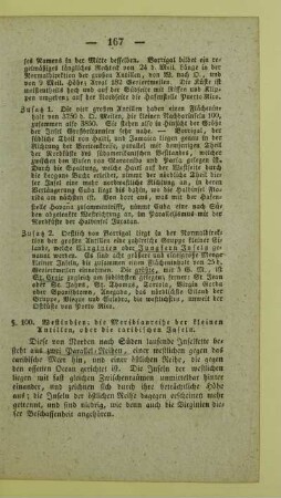 100. Westindien; die Meridianreihe der kleinen Antillen, oder die caribischen Inseln