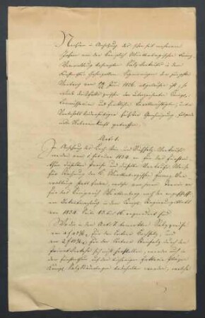 Salzvertrag zwischen Württemberg und Hohenzollern-Sigmaringen, 1834.