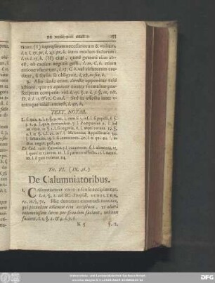 Tit. VI. (IX. 46.) De Calumniatoribus.