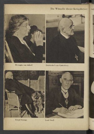 Die Wünsche dieser Kriegshetzer erfüllte die britische Regierung