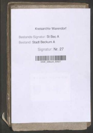 Einnahme- und Ausgabe-Register des Gasthauses