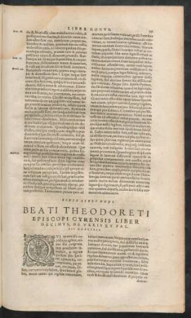 Beati Theodoreti Episcopi Cyrensis Liber Decimus, De Veris Et Falsis Oraculis.
