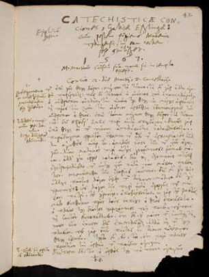 43-46, 2.3.1567 (vesperi), Katechismus