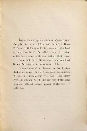 Beiträge zur Toxikologie des Anilin