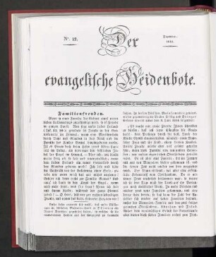 N°. 12. Dezember, 1844
