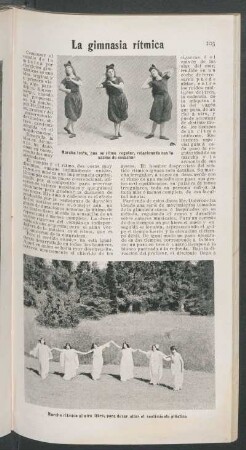 La gimnasia rítmica