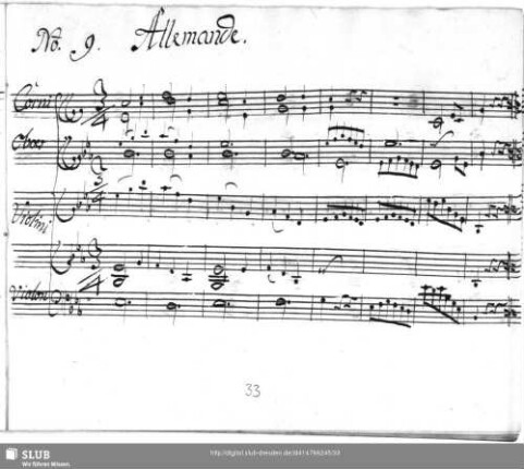 No.9. Allemande.