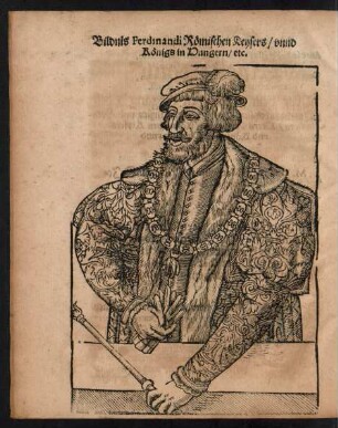 Eine Predigt/ ubern tödtlichen abgang Ferdinandi, deß Röm. Keysers.