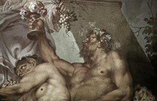 Großes Deckenbild: Triumph der Diana