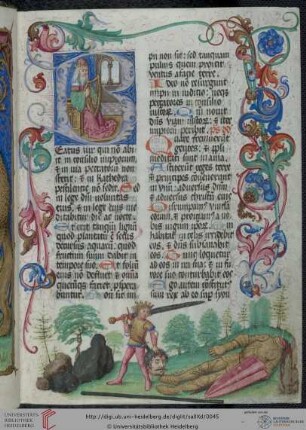 Psalterium cum ordinario officii. Cantica etc.