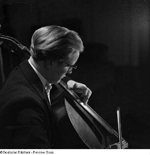 Porträt Clemens Dillner (1925-1995; 1. Konzertmeister Staatskapelle Dresden)