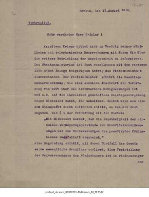 Delbrück und Wilhelm II.