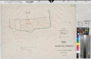 Völlinghausen (Erwitte), Separation Völlinghausen, Brouillonkarte Erwitte Flur 4 tlw.