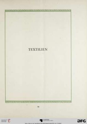 Textilien (Nr. 132-181)