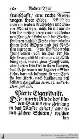 Vierte Eigenschafft.
