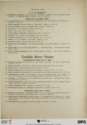 Gemälde älterer Meister (Nr. 806-877)